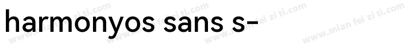 harmonyos sans s字体转换